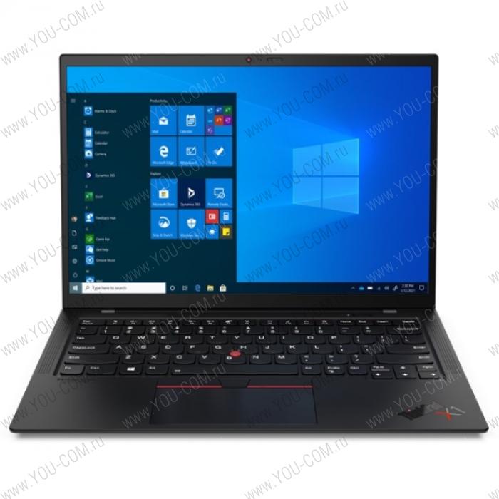 Ноутбук Lenovo ThinkPad Ultrabook X1 Carbon Gen 8T 20U9004MRT 14" FHD (1920x1080) AG MT 400N, i7-10610U 1.8G, 16GB LP3 2133, 512GB SSD M.2, Intel UHD, WiFI,BT, FPR, IR&HD Cam, 65W USB-C, 4cell 51Wh, Win 10 Pro, 3Y OS, 