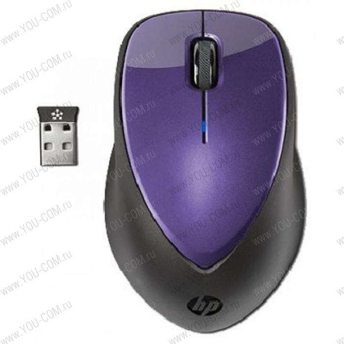 Mouse HP Wireless X4000 Laser (Bright Purple) cons