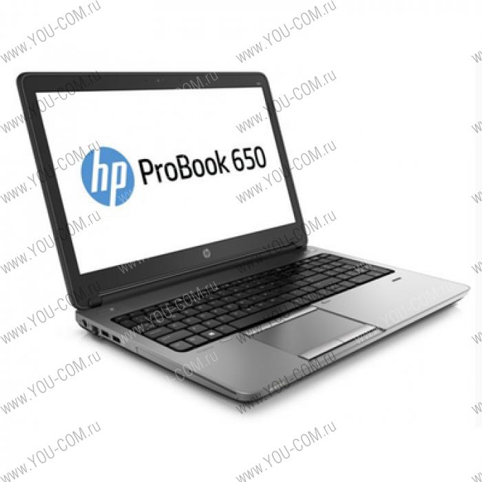 HP ProBook 650 Core i5-4200M 2.5GHz,15.6" FHD LED AG Cam,4GB DDR3(1),128GB SSD,DVDRW,WiFi,BT 4.0,6CLL,FPR,COM-port,2.5kg,1y,Win7Pro(64)+Win8Pro
(64)