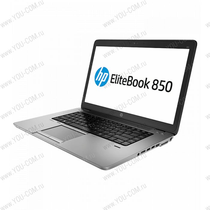 HP EliteBook 850 Core i7-4500U 1.8GHz,15.6" FHD LED AG Cam,8GB DDR3L(2),180GB SSD,WiFi,3G,BT 4.0,3CLL,FPR,1.8kg,3y,Win7Pro(64)+Win8Pro(64)