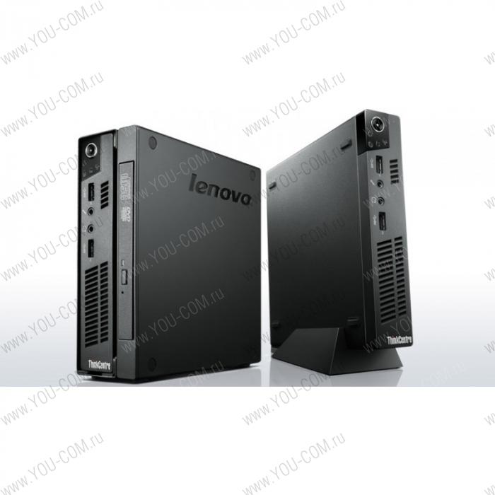 Lenovo ThinkCentre M72e Tiny i3-3240T 4Gb 2.5"/500G/5400, Intel HD, DVD-RW, ВТ,WiFi,Win7 Pro64 preload+Win8 Pro64 RDVD 3/3/3 on-site(мтм4004LSG)