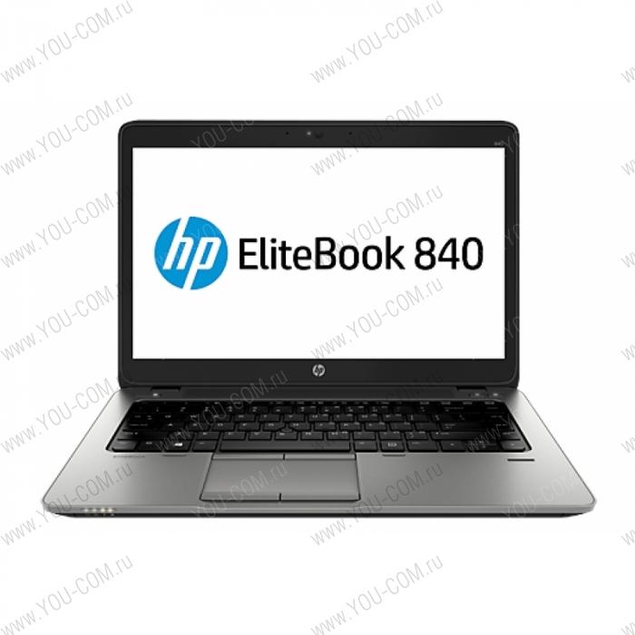 HP EliteBook 840 Core i5-4200U 1.6GHz,14" HD+ LED BV Touch,Cam,4GB DDR3L(1),500GB 7.2krpm,32Gb FlashCache,WiFi,BT 4.0,3CCL,FPR,1.58kg,3y,Win8Pro(64)