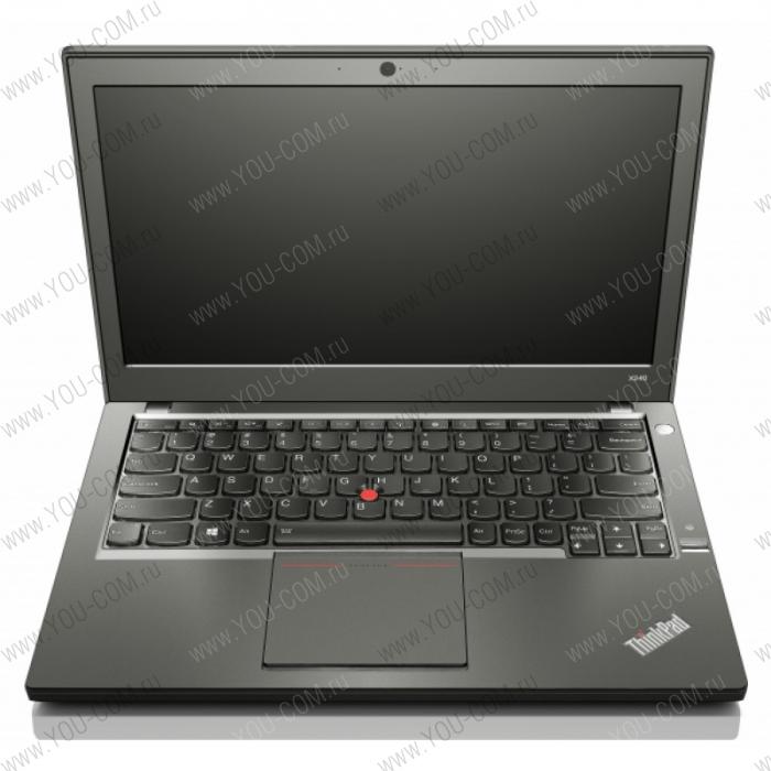 Ноутбук ThinkPad X240 12.5"HD(1366x768)IPS,i3-4030U(1,9GHz),4GB(1)DDR3,500GB/5400 + 8Gb,HD Graphics 4400,NoODD,LANGiga,WiFi,TPM,BT,FPR,LitKBD,3cell int. + 6cell repl.,WWANready,Win7Pro64+Win8.1 Pro,1.5Kg,3y.w