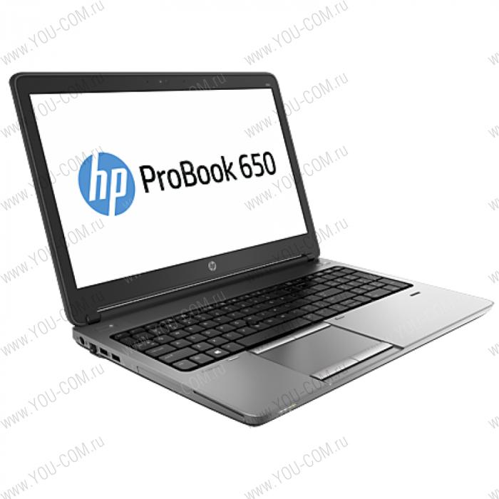 HP ProBook 650 Core i5-4200M 2.5GHz,15.6" FHD LED AG Cam,4GB DDR3(1),320GB 7.2krpm,No-DVD,WiFi,BT 4.0,6C,2.4kg,1y,Win7Pro(64)