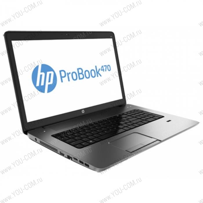 Ноутбук HP ProBook 470 DSC 2GB i7-4510U 470 / 17.3 FHD AG / 8GB / 750GB 5400 / W7p64W8.1p / DVD+-RW / 1yw / Webcam / kbd TP / Realtek  bgn 1x1+BT / Sea / FPR