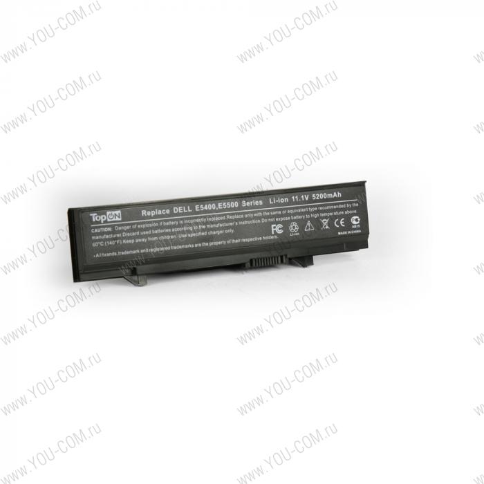 Аккумулятор для DELL Latitude E5400 E5410 E5500 E5510 Series 11.1V 5200mAh PN: 312-0762 312-0769 312-0902 T749D