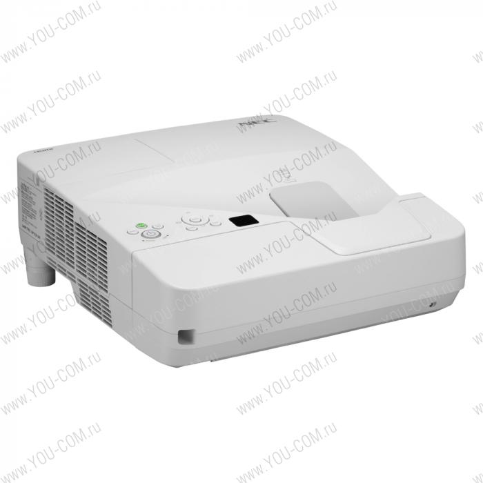 Проектор NEC projector UM280W LCD, 1280 x 800 WXGA, 2800lm, 3000:1, 5,2 kg, HDMI, VGA, S-Video, RJ45, Lamp:8000hrs