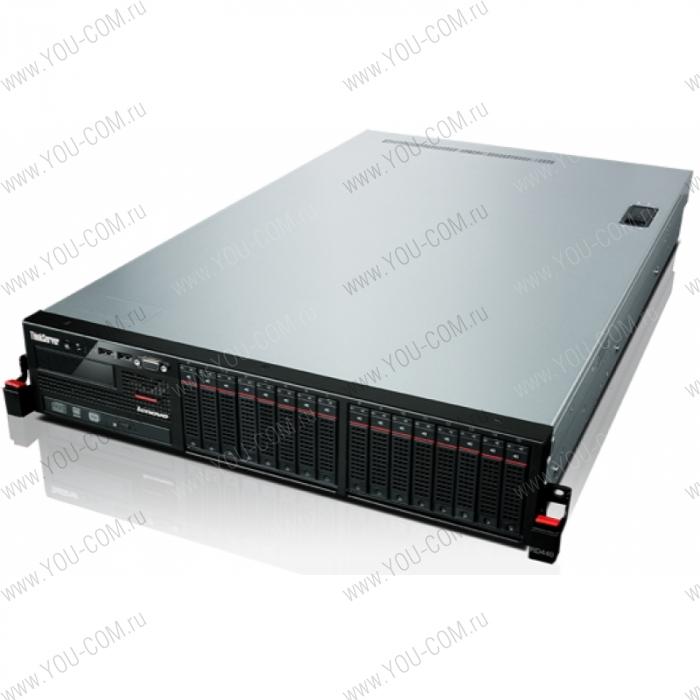 ThinkServer RD440 E5-2430v2 Rack(2U)/Xeon6C 2.5GHz(15Mb)/1x8GbRDIMM(LV)/Raid 700wBBWC(RAID 0/1/10/5/50/6/60)/noHDD(16)SFF/DVDRW/2x1GbEthernet/1x800W(2up)