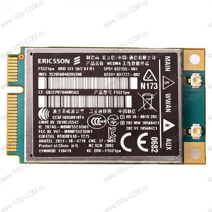 HP un2430 EV-DO/HSPA Mini Card (2170p/2560p/2570p/8470p/8560p/8570p/8460w/8570w/8 770w)