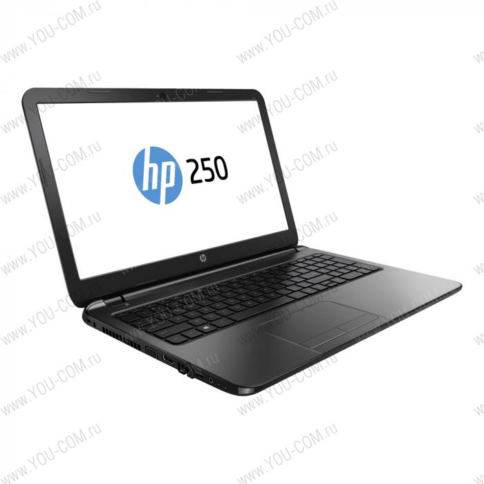 HP 250 Core i5-4210U 1.7GHz,15.6" HD LED AG Cam,4GB DDR3(1),1TB 5.4krpm,DVDRW,NV GF 820 2Gb,WiFi,BT,3C,2.45kg,1y,Dos