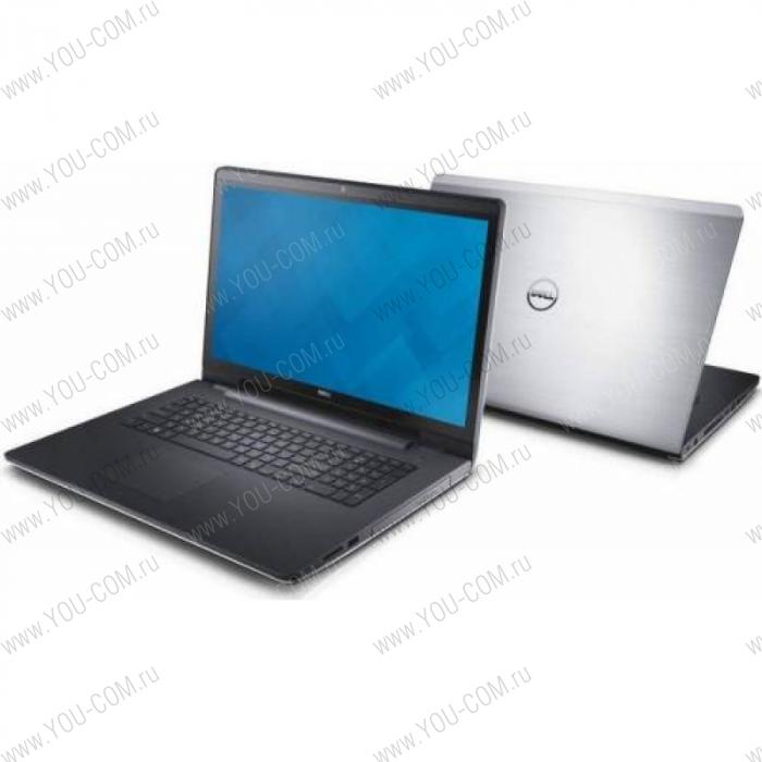 Inspiron 5748 Core i5-4210U 1.7 GHz,17.3" HD+ Cam,4GB DDR3(1),1TB 5.4krpm,DVDRW,NV GF 820M 2Gb,WiFi,BT,4C,3.3kg,1y,Win 8.1,Silver