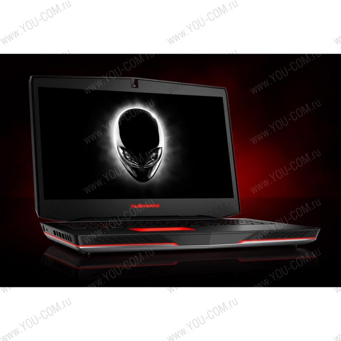 Alienware 17 Core i7-4710MQ 2.5GHz,17.3" Full HD LED AG Cam,16GB DDR3(2),1TB+80GB SSD,NV GTX 860 2Gb,DVDRW,WiFi,BT,8C,4.15kg,3y,Win 8.1,Silver