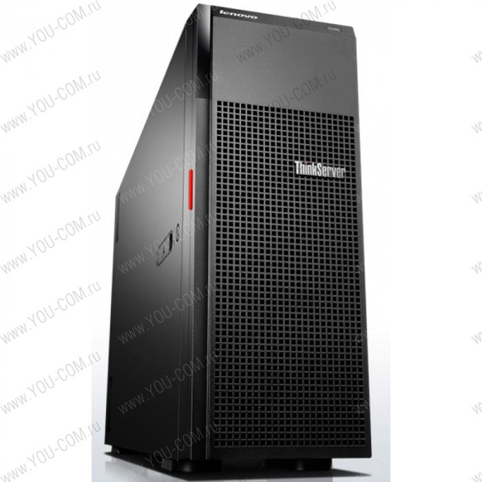 ThinkServer TD350 E5-2609v3 Tower(4U)/Xeon6C 1.9GHz(15Mb)/1x8GbR1D(2133)/Raid110iSATA (RAID 0/1/10/5)/noHDDs(5LFF)/DVDRW/2x1GbEth/1x750PLRPS(2 ) /W3Yonsite