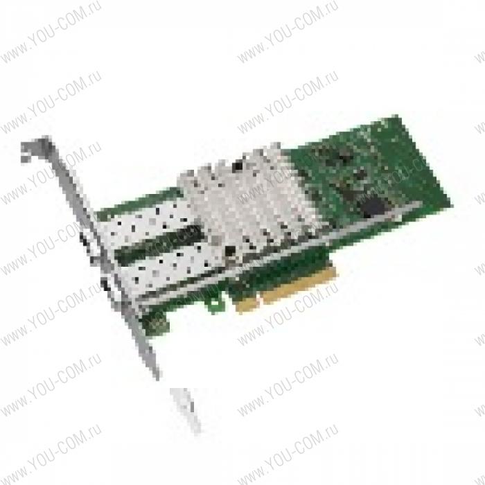 Lenovo X520-DA2 2 ports 10Gbps (2xSFP+) Converged Ethernet Server Adapter by Intel PCIe x8 v2 incl FH and LP bracket (replace 0C19486)