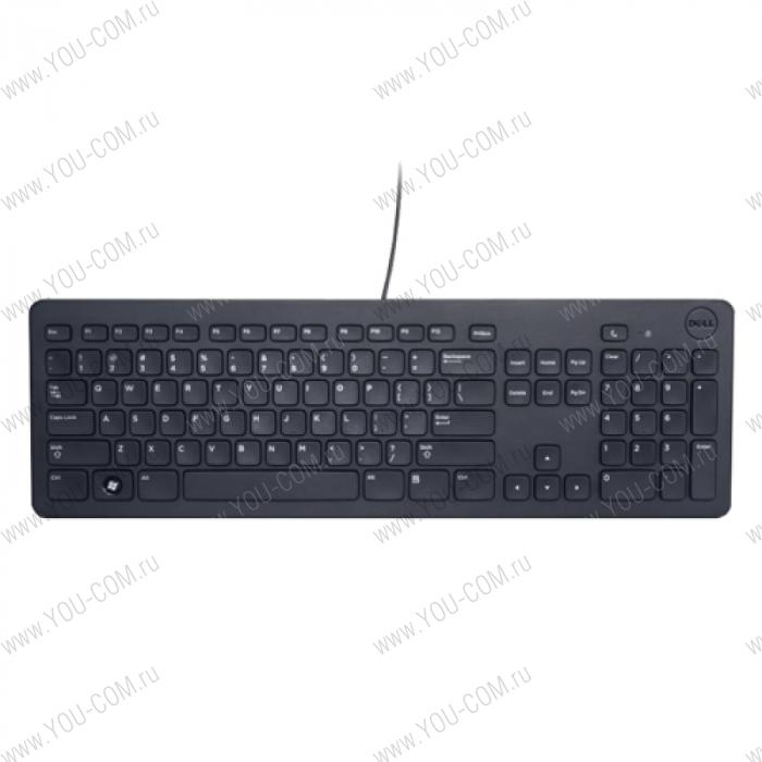 Dell Keyboard : KB 113 USB Entry (Black) Russian (QWERTY)