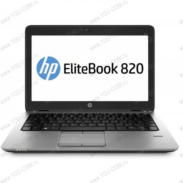 HP EliteBook 820 Core i5-5300U 2.3GHz,12.5" HD LED AG Cam,4GB DDR3L(1),500GB 7.2krpm 32Gb FlashCache,WiFi,BT,3CLL,FPR,1,33kg,3y,Win7Pro(64)+ Win8Pro(64)