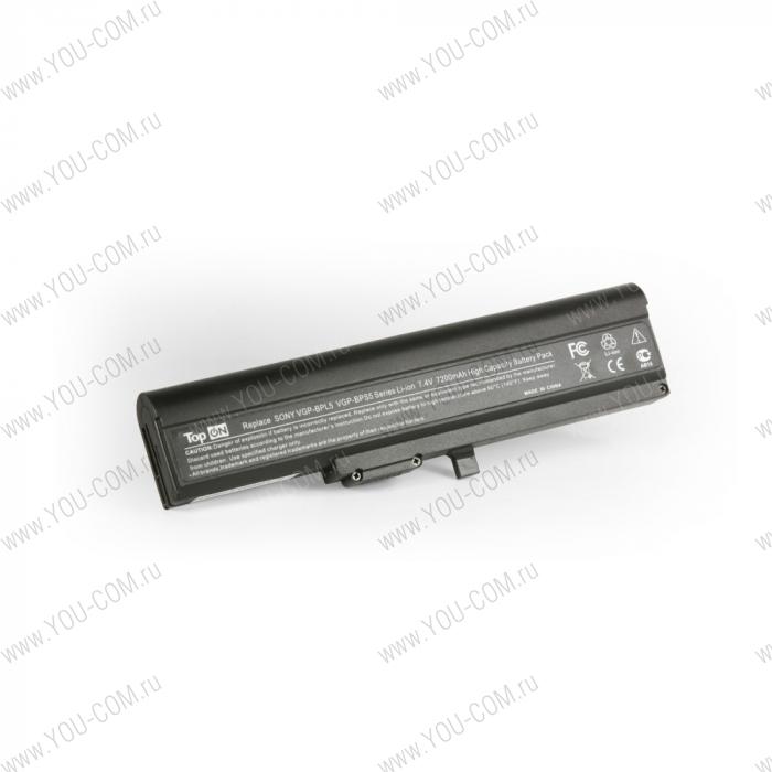 Аккумулятор для SONY VAIO VGN-TX, VGN-TXN series УСИЛЕННЫЙ 7.4V 7200mAh PN: VGP-BPS5A VGP-BPL5A