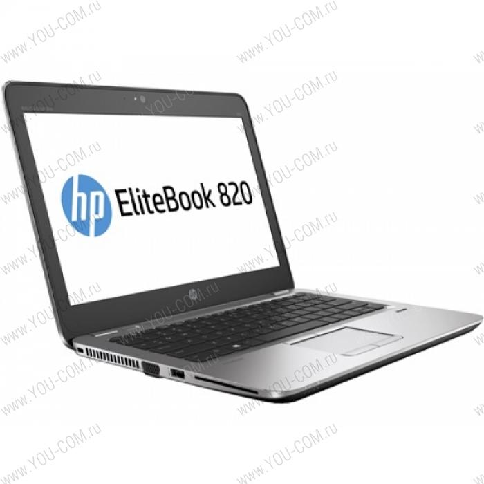 Ноутбук без сумки HP EliteBook 820 G3 Core i7-6500U 2.5GHz,12.5" FHD (1920x1080) AG,8Gb DDR4(1),512Gb SSD,LTE,44Wh LL,FPR,1.3kg,3y,Silver,Win7Pro+Win10Pro