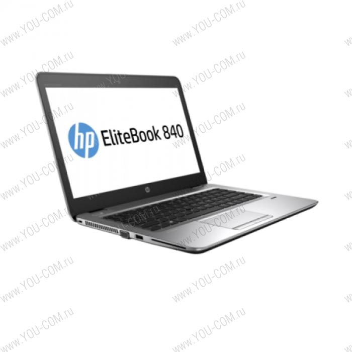 Ноутбук без сумки HP EliteBook 840 G3 Core i5-6200U 2.3GHz,14" FHD (1920x1080) AG,8Gb DDR4(1),256Gb SSD,LTE,46Wh LL,FPR,1.5kg,3y,Silver,Win7Pro+Win10Pro