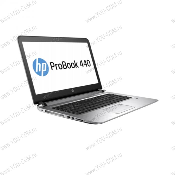 Ноутбук без сумки HP Probook 440 G3 Core i3-6100U 2.3GHz,14" FHD LED AG Cam,4GB DDR4(1),128GB SSD,WiFi,BT,4C,FPR,1,68kg,1y,Win7Pro(64)+Win10Pro(64)