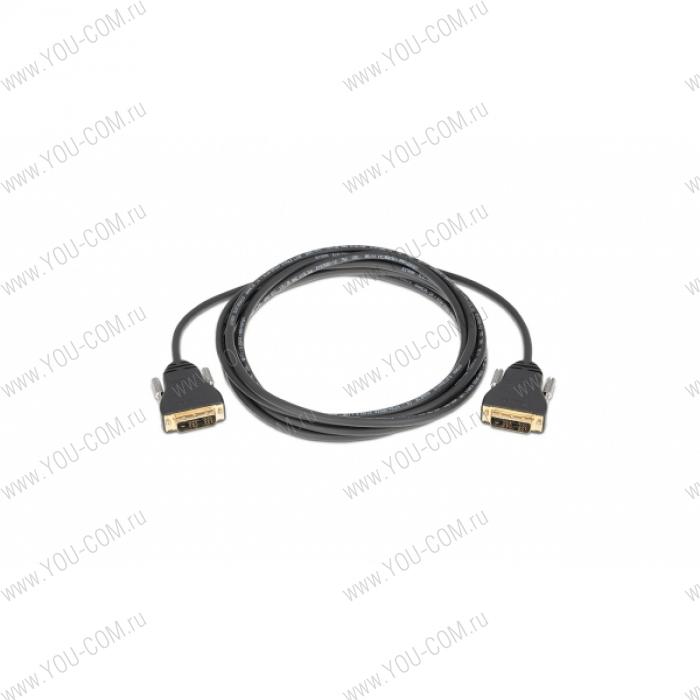 Кабель [26-662-12] Extron DVID SL Ultra/12 сверхгибкие кабели Single Link DVI-D, диаметром 30 AWG и характеризуется малым радиусом изгиба и компактными разъёмами с позолоченным покрытием, длина 3,6 м