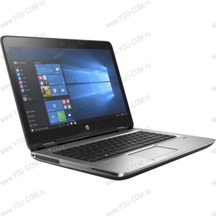 Ноутбук без сумки HP ProBook 640 G3 Core i5-7200U 2.5GHz,14" HD (1366x768) AG,4Gb DDR4(1),500Gb 7200,DVDRW,48Wh LL,FPR,2.1kg,1y,Gray,Win10Pro