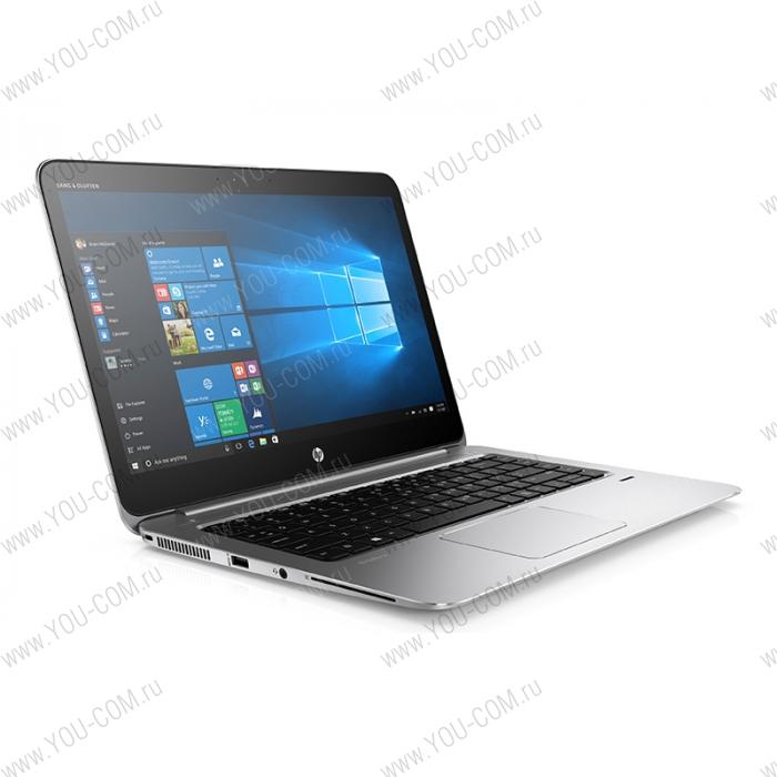 Ноутбук без сумки HP EliteBook Folio 1040 G3 Core i7-6500U 2.5GHz,14" FHD (1920x1080) Touch Sure View,8Gb DDR4 total,512Gb SSD,45Wh LL,FPR,NFC,1.5kg,3y,Silver,Win10Pro