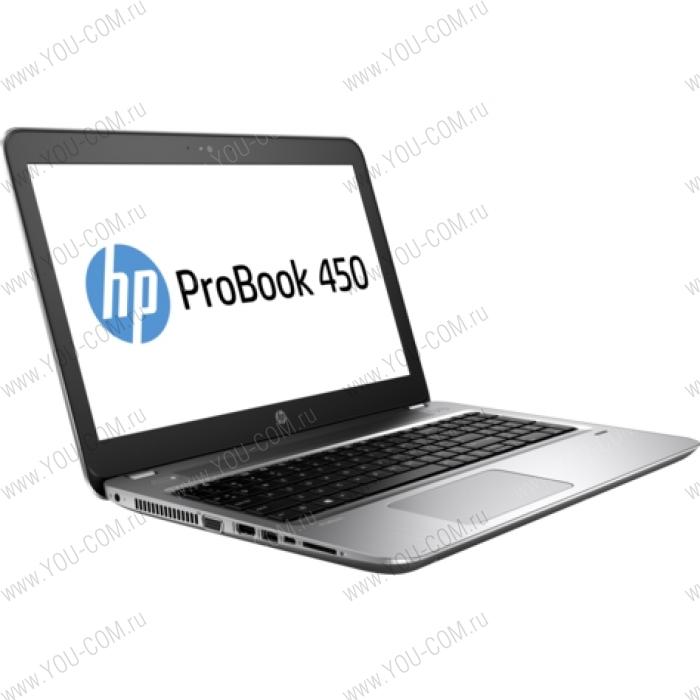 HP Probook 450 G4 Core i5-7200U 2.5GHz,15.6" HD LED AG Cam,4GB DDR4(1),500GB 7.2krpm,DVDRW,WiFi,BT,3C,FPR,2.2kg,1y,Dos