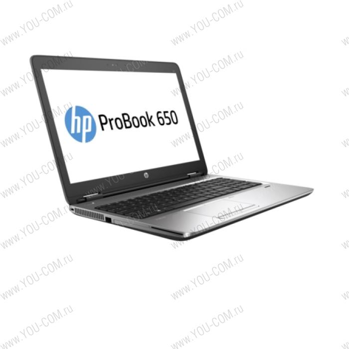 Ноутбук без сумки HP ProBook 650 G2 Core i5-6200U 2.3GHz,15.6" FHD (1920x1080) AG,4Gb DDR4(1),500Gb 7200,DVDRW,48Wh LL,FPR,COM-port,2.5kg,1y,Dark,Win7Pro+Win10Pro