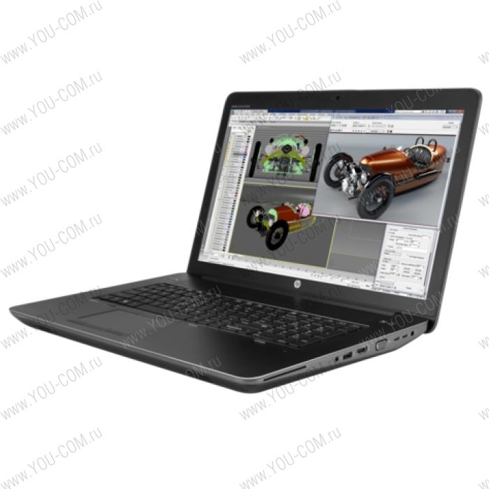 Ноутбук без сумки HP ZBook 17 G3 Core i7-6820HQ 2.7GHz,17.3" UHD (3840x2160) IPS DreamColor3 AG,nVidia Quadro M5000M 8Gb GDDR5,16Gb DDR4(2),512Gb SSD Turbo,96Wh LL,FPR,3kg,3y,Black,Win10Pro