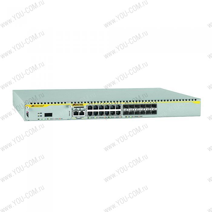 Коммутатор Allied telesis 12x 10/100/1000/10G-T, 4x SFP+, Intelligent Switch, STK, EU Power Cord