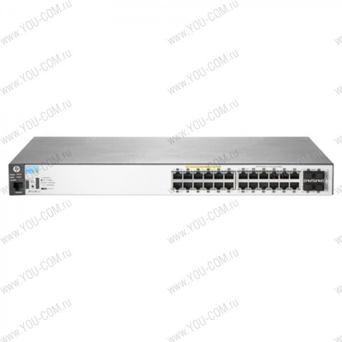 Коммутатор Aruba 2530 24 PoE+ Switch (24 x 10/100 + 2 x SFP + 2 x 10/100/1000, Managed, L2, virtual stacking, POE+ 195W, 19") (демонстрационный образец)