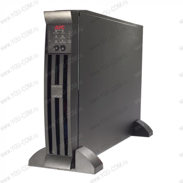 Источник бесперебойного питания Smart-UPS XL, 1500VA/1425W, 230V, DB-9 RS-232, RJ-45 10/100 Base-T, USB, Extended runtimel, Rack Height 2U, Black(незначительное повреждение коробки)-002