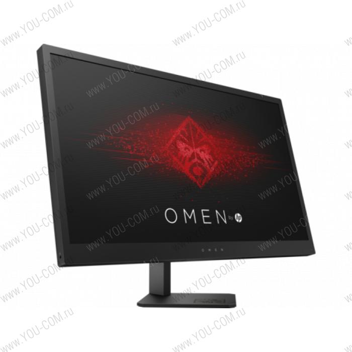 HP OMEN by HP 27 Display 2560x1440, 16:9, TN, 350 cd/m2, 1000:1, 1ms, 170°/160°, VGA, HDMI, USB 3.0x3, DisplayPort, Energy Star, Epeat, Black