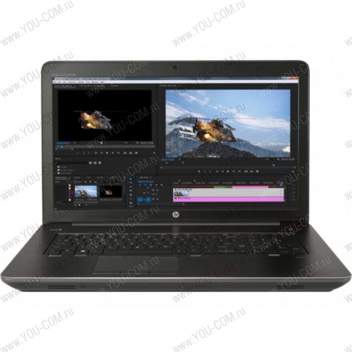 Ноутбук без сумки HP ZBook 17 G4 Core i7-7700HQ 2.8GHz,17.3" FHD (1920x1080) IPS AG,nVidia Quadro M2200 4Gb GDDR5,8Gb DDR4(2),256Gb SSD Turbo,96Wh LL,FPR,3.2kg,3y,Black,Win10Pro