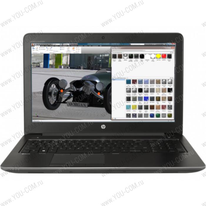 Ноутбук без сумки HP ZBook 15 G4 Core i7-7820HQ 2.9GHz,15.6" FHD (1920x1080) IPS AG,nVidia Quadro M2200 4Gb GDDR5,16Gb DDR4(1),512Gb SSD Turbo,90Wh LL,FPR,2.6kg,3y,Black,Win10Pro