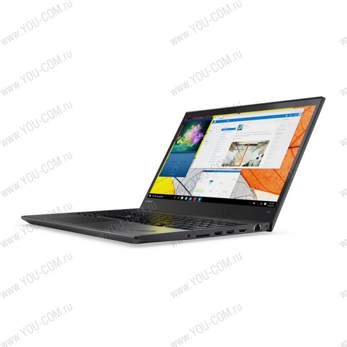 Ноутбук Lenovo ThinkPad T570 15.6"UHD (3840x2160)IPS, i7-7500U(2,7GHz), 16GB(2) DDR4, 512GB SSD, GeForce 940MX (2GB GDDR5), No ODD, WWAN ready, WiFi, BT, TPM, FPR+SCR, IR+Camera,  4+3Cell, Win10Pro, 2kg, 3y.OS