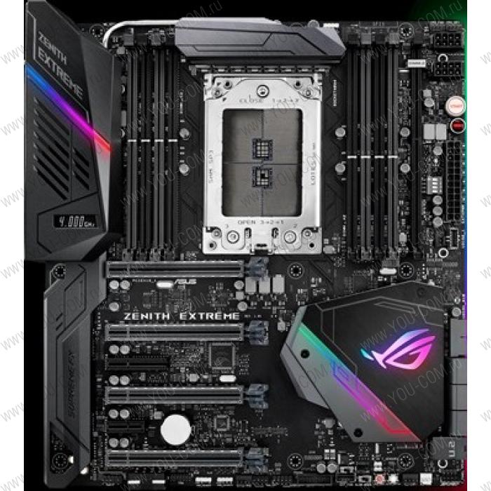 ASUS ROG ZENITH EXTREME, Socket TR4, X399, 8*DDR4, SLI+CrossFireX, SATA3 + RAID, Audio, Gb LAN, USB 3.1*15, USB 2.0*2, eATX ; 90MB0UV0-M0EAY0