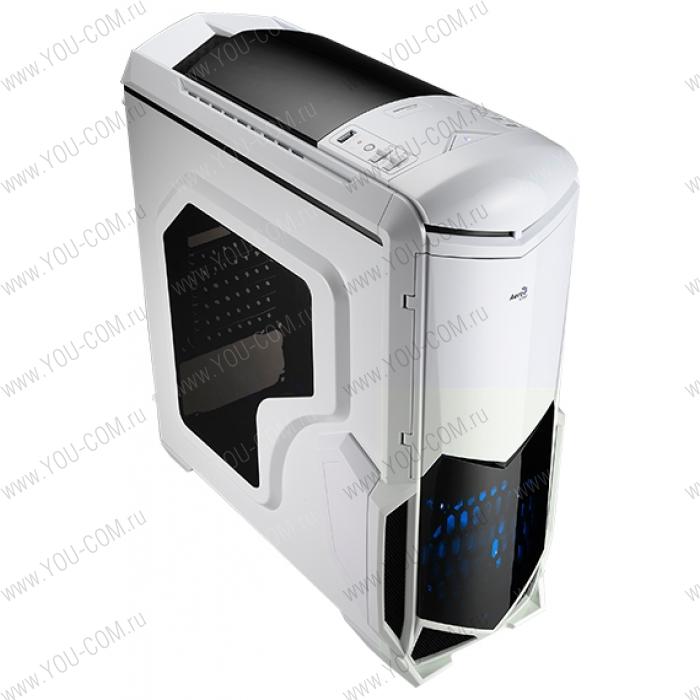 Корпус Aerocool BattleHawk White, ATX, без БП, окно, SD-картридер, контроллер вентиляторов, 1х USB 3.0, 2x USB 2.0