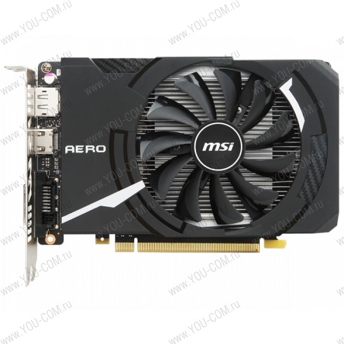 Видеоадаптер VGA MSI GTX 1050 TI AERO ITX 4G OCV1 PCI-E16 GTX1050TI 4GB GDDR5