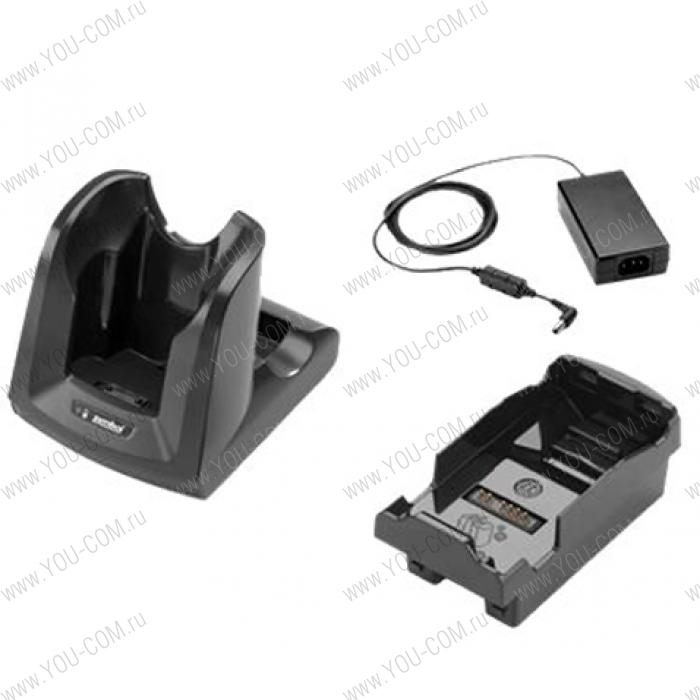 Zebra MC32 Single Slot Serial USB Cradle Kit INTL. Includes