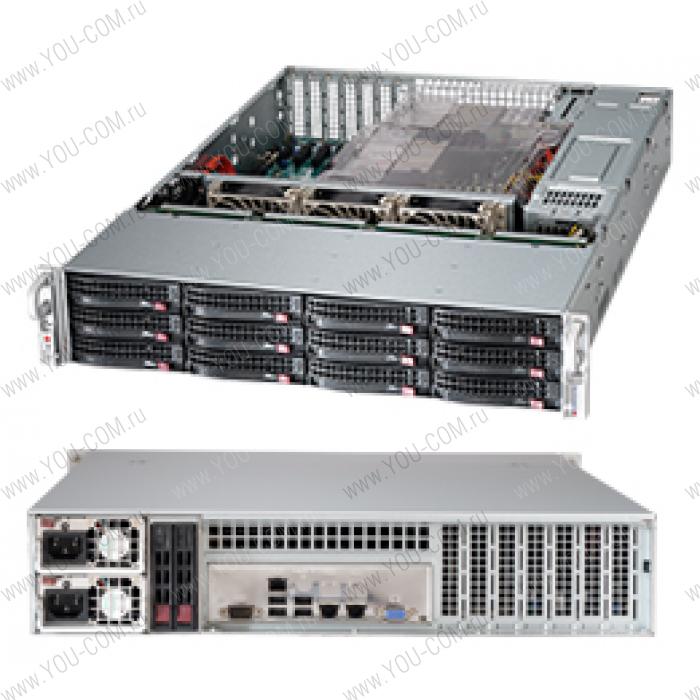 Корпус Supermicro SuperChassis 2U 826BE1C-R920LPB/ noHDD(12)LFF/ noHDD(2)SFF(opt+MCP-220-82609-0N)/ 7xLP/ 2x920W Platinum(13.68"x13",12"x13" with rear 2.5" HDD)E-ATX/ Exp (незначительное повреждение коробки)