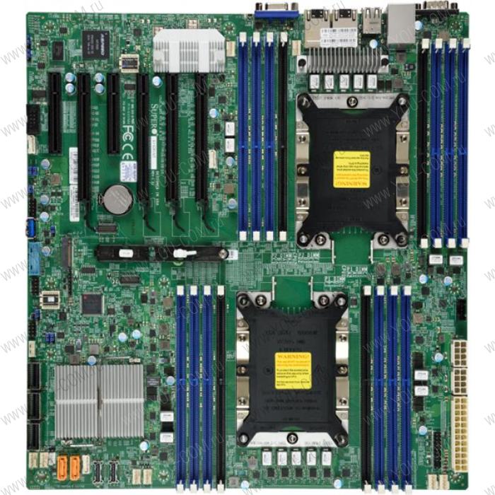 Supermicro Motherboard 2xCPU X11DPI-N Xeon Scalable TDP 205W/ 16xDIMM/ 14xSATA/ C621 RAID 0/1/5/10/ 2xGE/ 4xPCIex16, 2xPCIex8/ M.2(PCIe)(E-ATX)