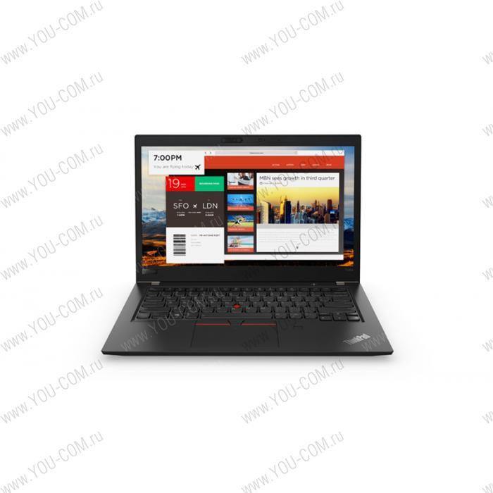 Ноутбук Lenovo ThinkPad T480s 14" FHD (1920x1080) IPS, i7-8550U (1.80 GHz), 8GB DDR4, 512GB SSD, intel UHD 620, no ODD, WiFi, BT,NoWWAN(not upgradable), FPR+SCR, 720P,3cell, Win10 Pro, Black, 1.32kg, 3y.CI