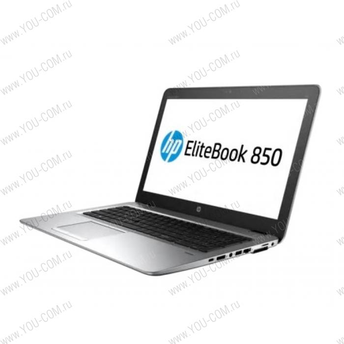 Ноутбук без сумки HP EliteBook 850 G3 Core i7-6500U 2.5GHz,15.6" FHD (1920x1080) AG,AMD Radeon R7 365x 1Gb GDDR5,8Gb DDR4(1),256Gb SSD,46Wh LL,FPR,1.9kg,3y,Silver,Win10Pro