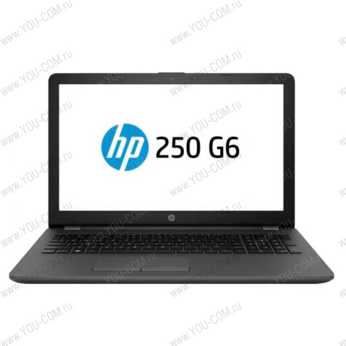 Ноутбук без сумки HP 250 G6 Core i3-7020U 2.3GHz,15.6" FHD (1920x1080) AG,4Gb DDR4(1),256Gb SSD,DVDRW,31Wh,2.1kg,1y,Silver,Win10Pro