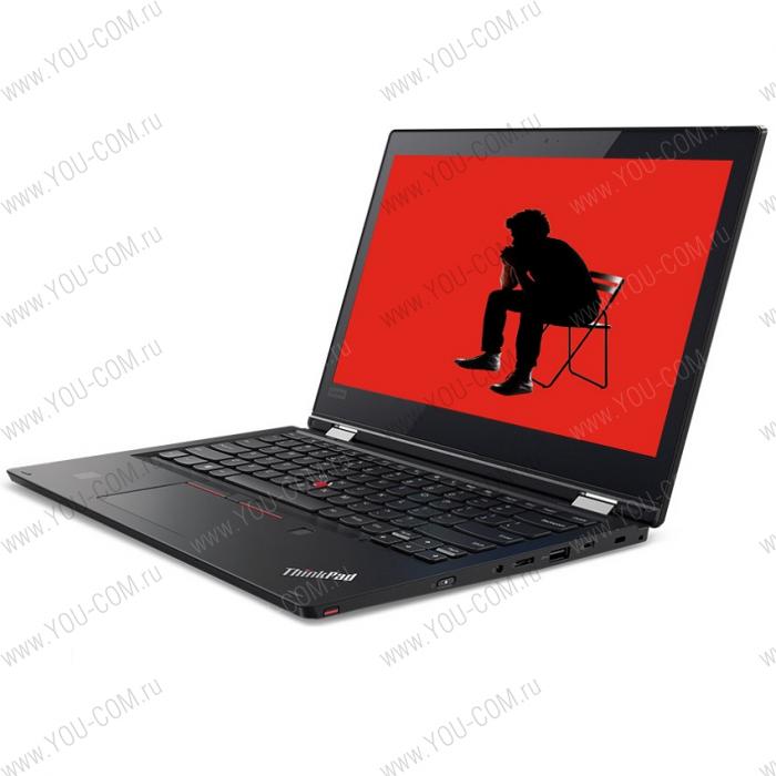 Ноутбук Lenovo ThinkPad L380 Yoga, 13" FHD (1920x1080) IPS Aluminium TOUCH, i7-8550U (1.80 GHz), 8GB DDR4, 512GB SSD, intel UHD Graphics 620, Non-WWAN, FPR, 720P, 3Cell, Win 10 Pro, Black, 1.56 kg, 1y.c.i