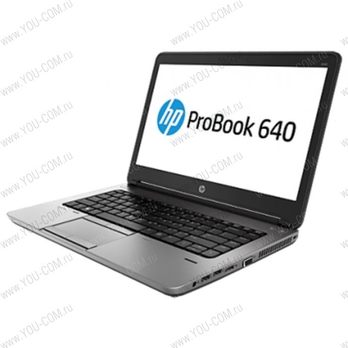 Ноутбук без сумки HP ProBook 640 G2 Core i5-6200U 2.3GHz,14" HD (1366x768) AG,4Gb DDR4(1),500Gb 7200,DVDRW,48 Wh LL,FPR,2.1kg,1y,Gray,Win7Pro+Win10Pro