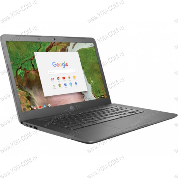 Ноутбук без сумки HP Chromebook 14 G5 UMA CeleroN3450 8GB 64GB BL KBD 14 G5 / 14 FHD AG UWVA / Chrome64 / 1yw / Chalkboard Gray  kbd Backlit / Intel 7265 AC 2x2 nvP +BT 4.2 / Chalkboard Gray Textured with HD Webcam