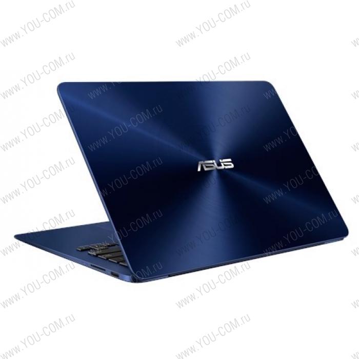 Ноутбук ASUS Zenbook UX430UA-GV285R Core i5 8250U/8Gb/256GB M.2 SSD/Intel 620/14.0"/FHD (1920x1080)/WiFi/BT/Cam/Windows 10 PRO/Illum KB/1,3kg/Blue_metal/Optical mouse+sleeve